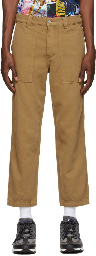 Photo: PS by Paul Smith Khaki Cropped Trousers
