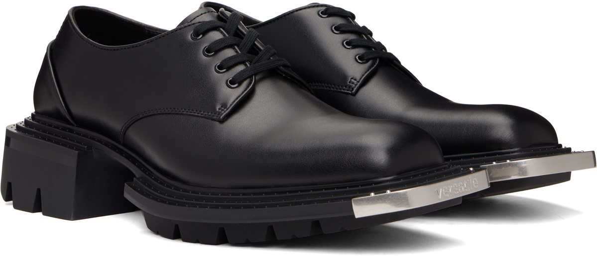untitlab® Black Reel Metel Toe Derbys