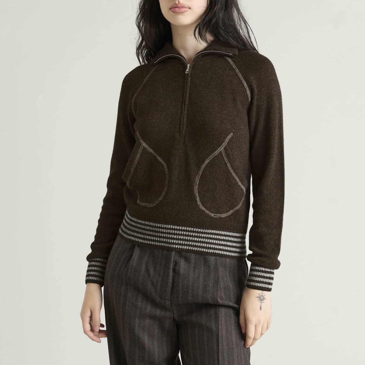 Gimaguas Women's Sindi Jacket in Brown/Grey