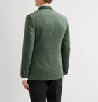 Kingsman - Slim-Fit Cotton and Linen-Blend Velvet Tuxedo Jacket - Green