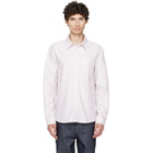 A.P.C. Pink & White New Greg Shirt
