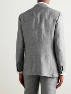 Kiton - Linen Blazer - Gray