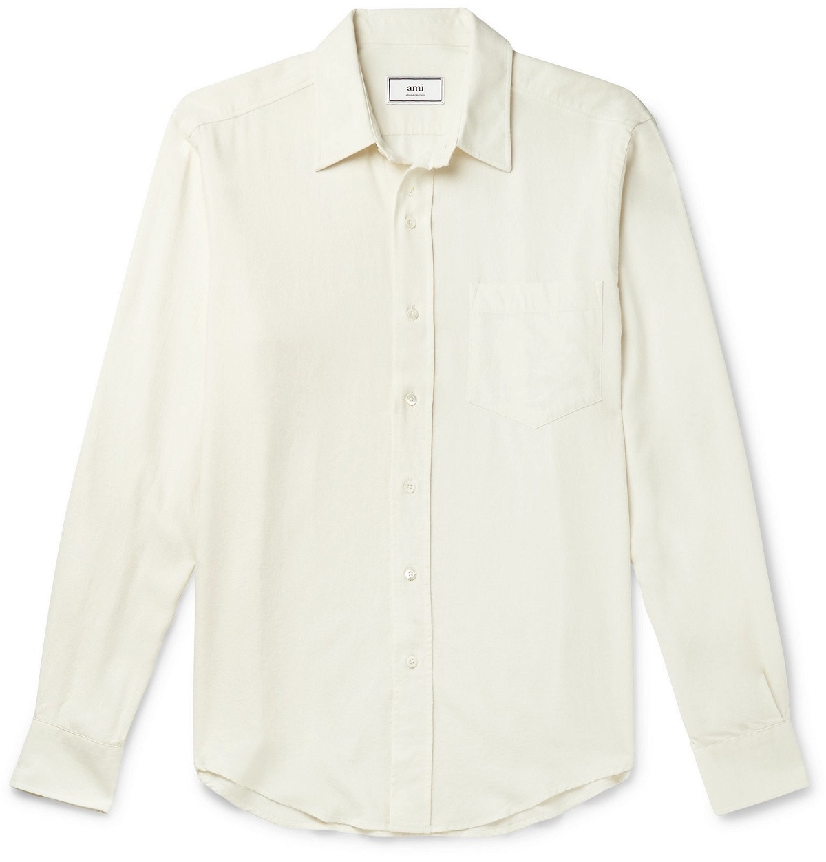 AMI - Flannel Shirt - Off-white AMI