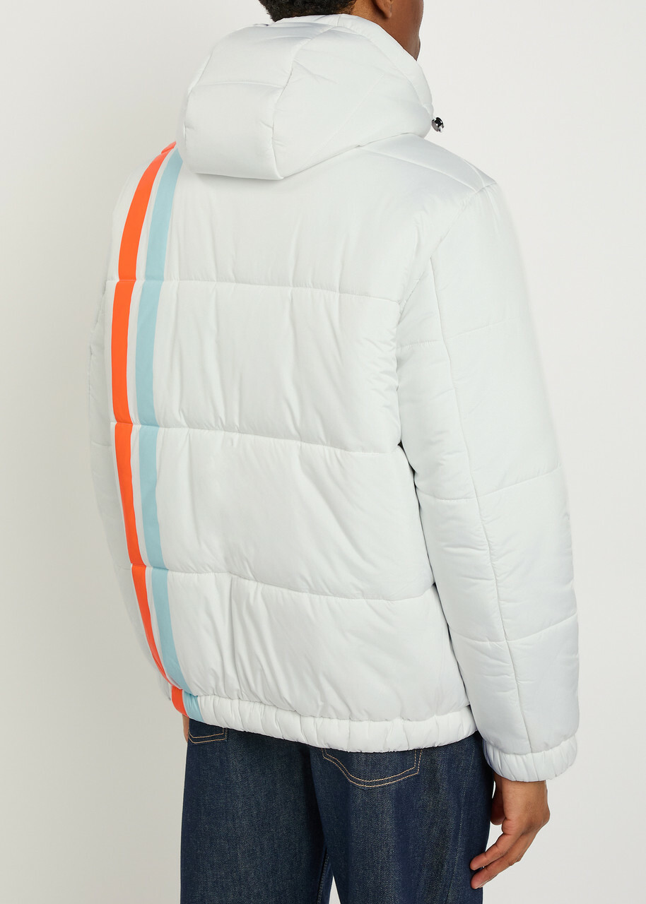 AN-Y1 Riski Padded Hooded Shell Jacket White