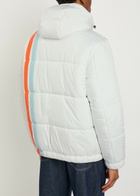 AN-Y1 Riski Padded Hooded Shell Jacket White