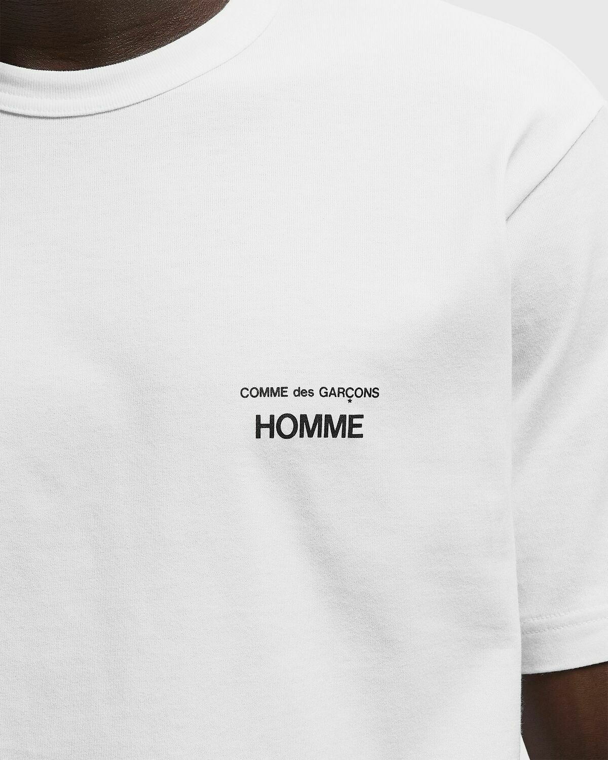 Comme des Garçons Homme TEE White Mens Shortsleefe