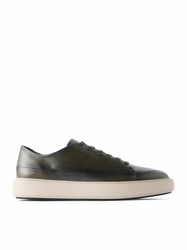 Photo: Officine Creative - Release 001 Leather Sneakers - Green