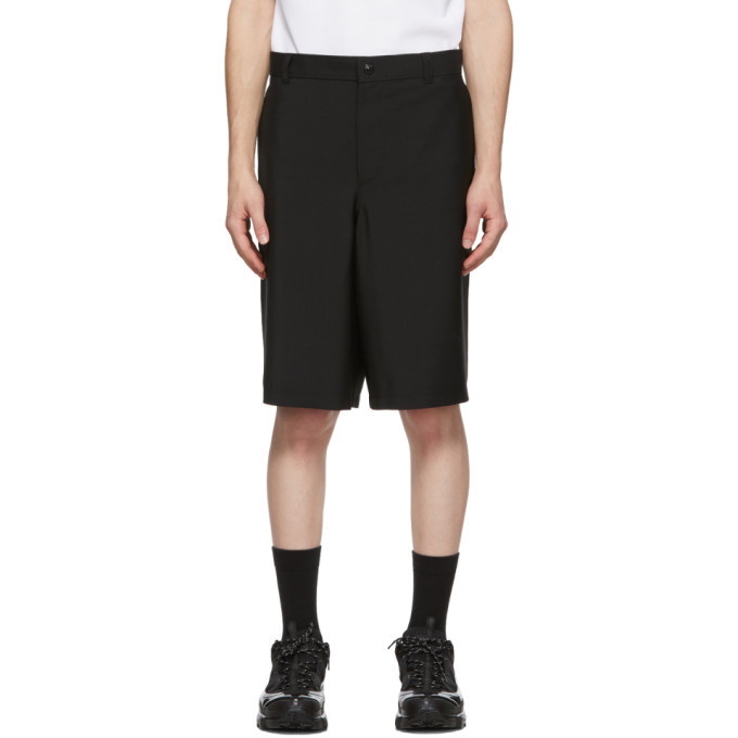 Photo: Burberry Black Cut-Out Boy Fit Shorts
