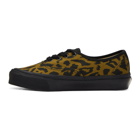 Vans Black and Brown Leopard OG Authentic LX Sneakers