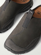 Salomon - RX Suede-Trimmed Leather Slip-On Sneakers - Brown