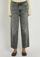 Haikure Betty Cropped Straight-leg Jeans Grey