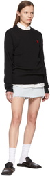 AMI Alexandre Mattiussi Black Ami de Cœur Sweater