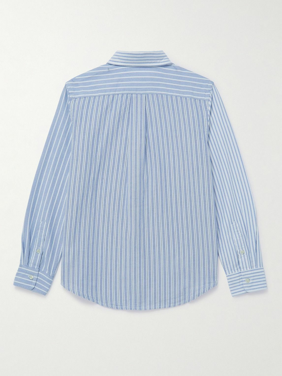 Ralph Lauren Kids logo-embroidered cotton shirt - Blue