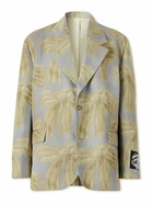 Acne Studios - Printed Woven Suit Jacket - Neutrals