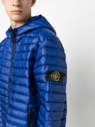 STONE ISLAND - Down Jacket With Logo