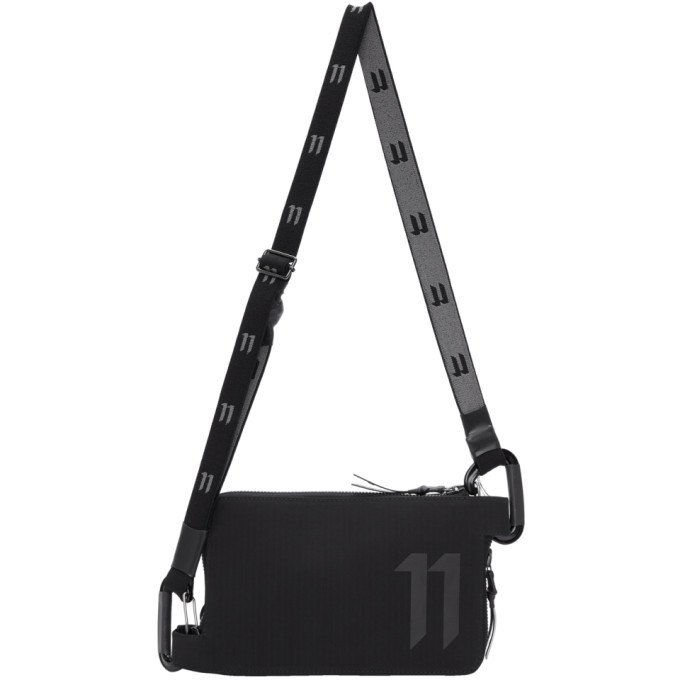 11 by Boris Bidjan Saberi Black Cross Body Pouch 11 by Boris