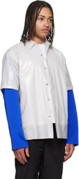 LII Gray Gloss Short-Sleeve Shirt