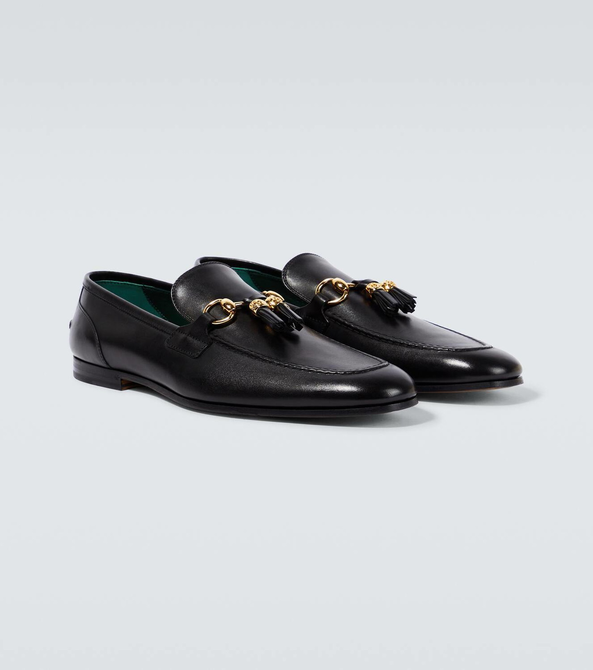 シューズ・サンダルその他 GUCCI Black leather Jordaan loafer Men's Gucci Jordaan loafer in black leather | GUCCI® US