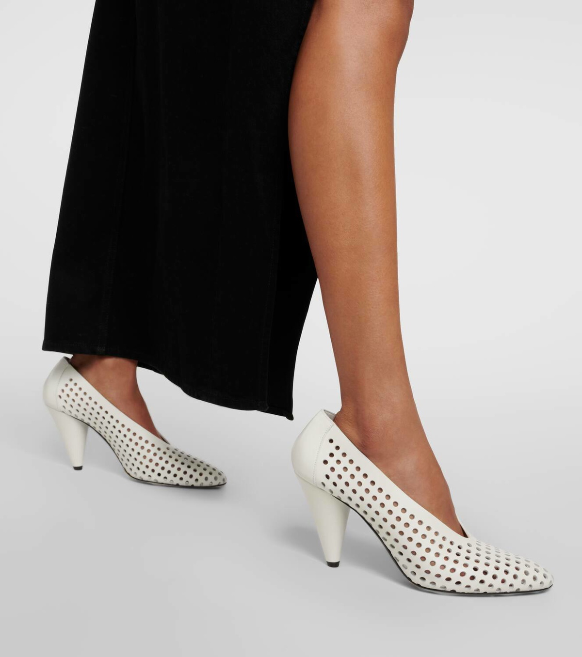 Proenza Schouler Perforated Cone leather pumps Proenza Schouler