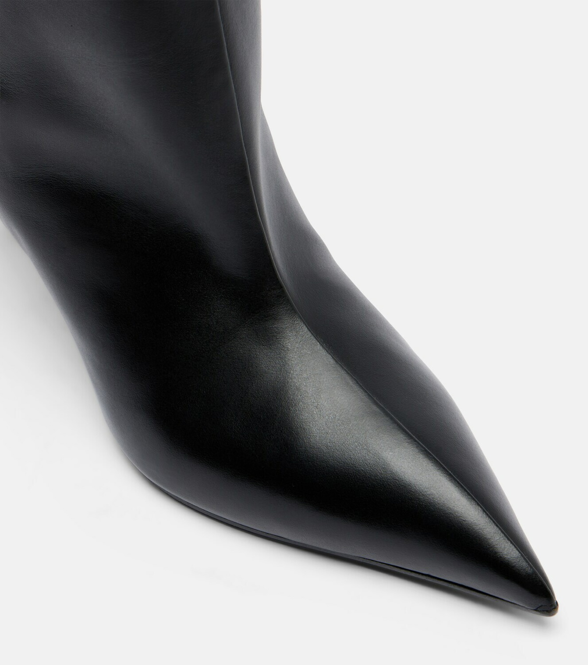 The Attico Lea leather knee-high boots