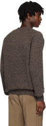 Sunspel Brown Chunky Sweater
