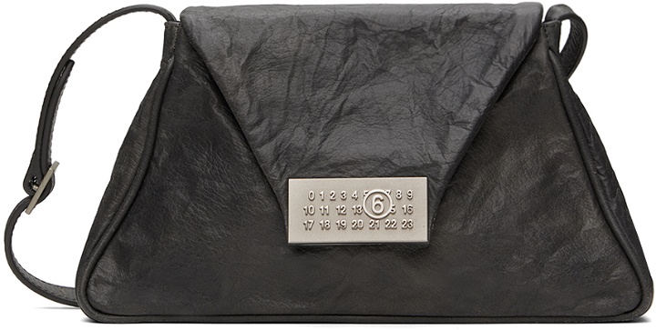 Photo: MM6 Maison Margiela Black Numeric Medium Shoulder Bag