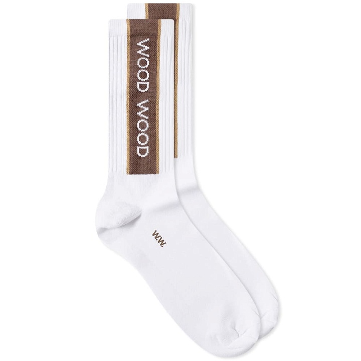 Photo: Wood Wood Men's Conor Sports Sock in Earth