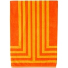 Lateral Objects Orange and Yellow Arc Towel
