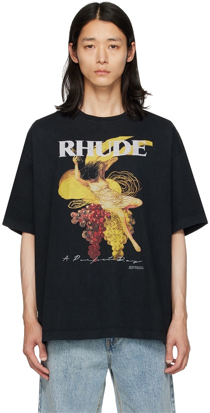 Photo: Rhude Black 'A Perfect Day' T-Shirt