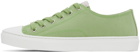 Vivienne Westwood Green Plimsoll Low Top Sneakers