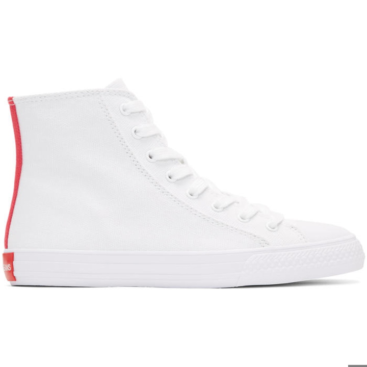 Photo: Calvin Klein 205W39NYC White Constantine 135 High-Top Sneakers