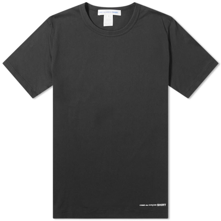 Photo: Comme des Garcons SHIRT Classic Hem Logo Tee