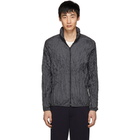 Issey Miyake Men Grey Torus Taffeta Jacket