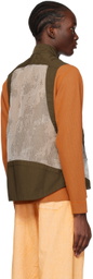 Stone Island Shadow Project Brown Distorted Vest