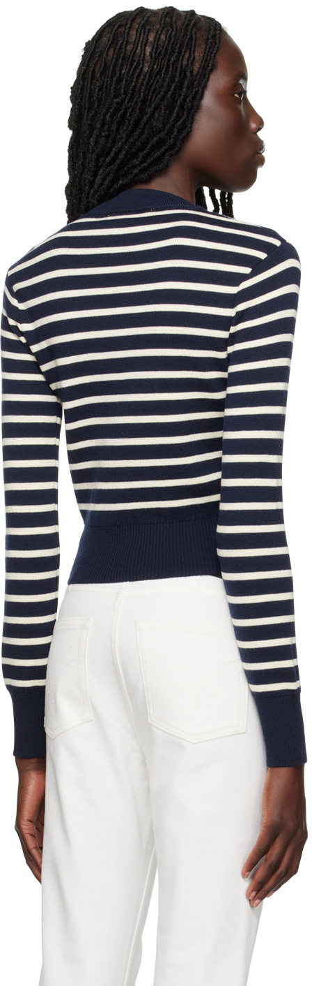AMI Alexandre Mattiussi Navy Ami de Cœur Sweater