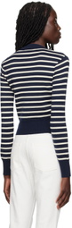 AMI Alexandre Mattiussi Navy Ami de Cœur Sweater