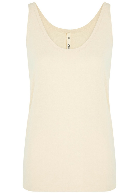 Photo: Petar Petrov Fine-knit Tank top Off White