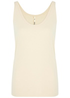 Petar Petrov Fine-knit Tank top Off White