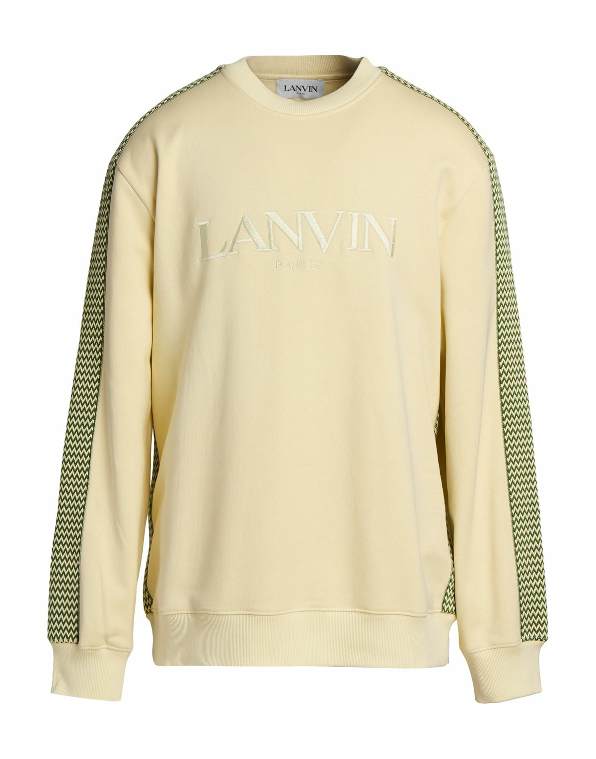 Lanvin Mens Sweatshirt Pastel in Yellow