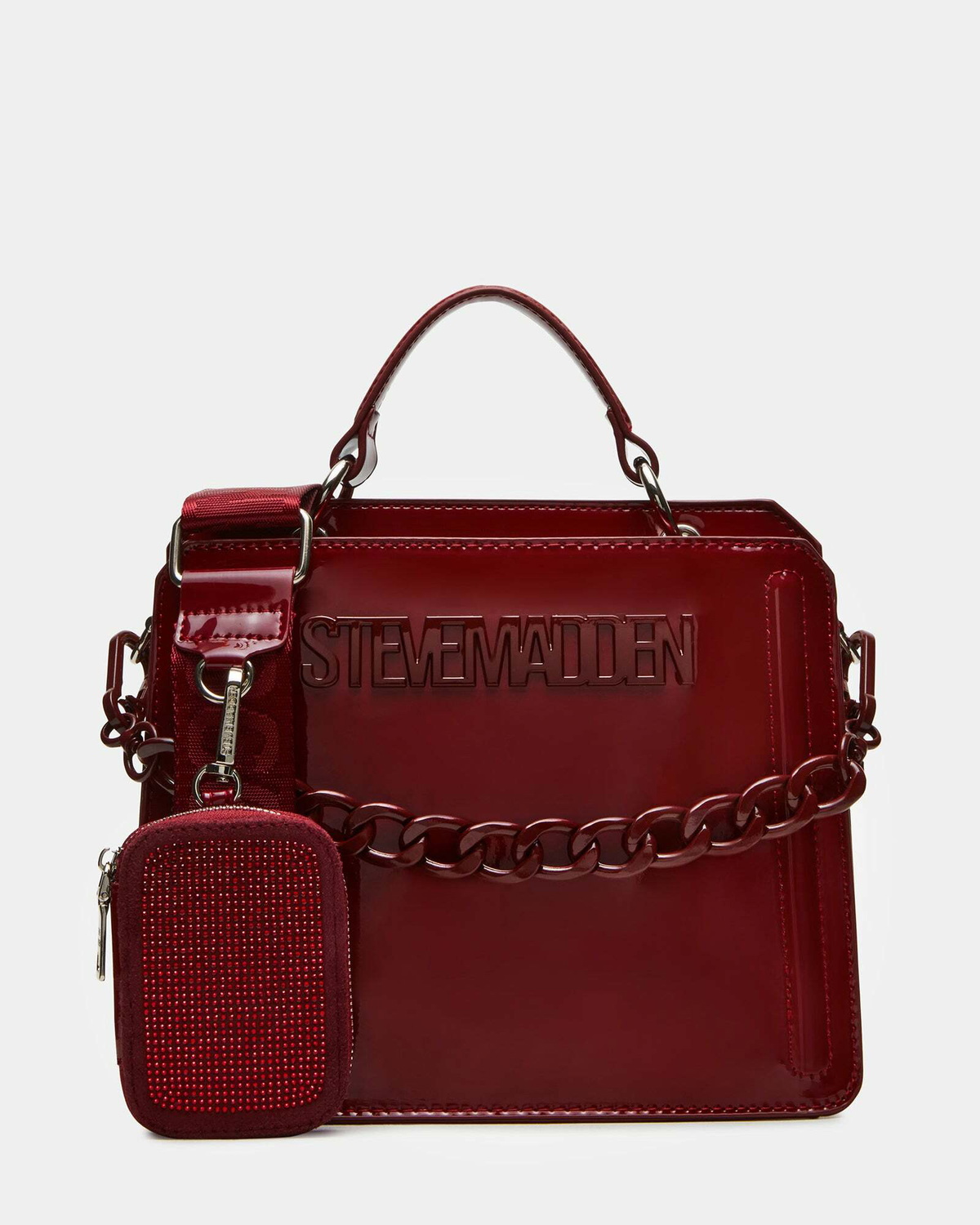 Steve Madden Bevelynr Bag in Burgundy