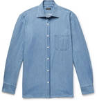 Rubinacci - Cotton-Chambray Shirt - Men - Blue