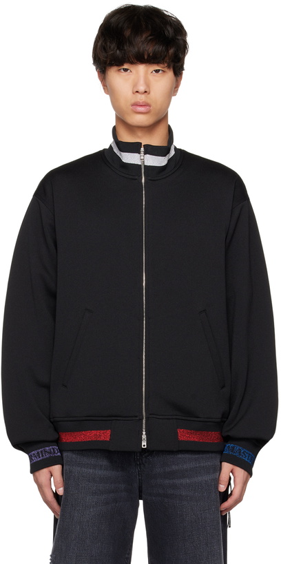 Photo: mastermind WORLD Black Zip Track Jacket