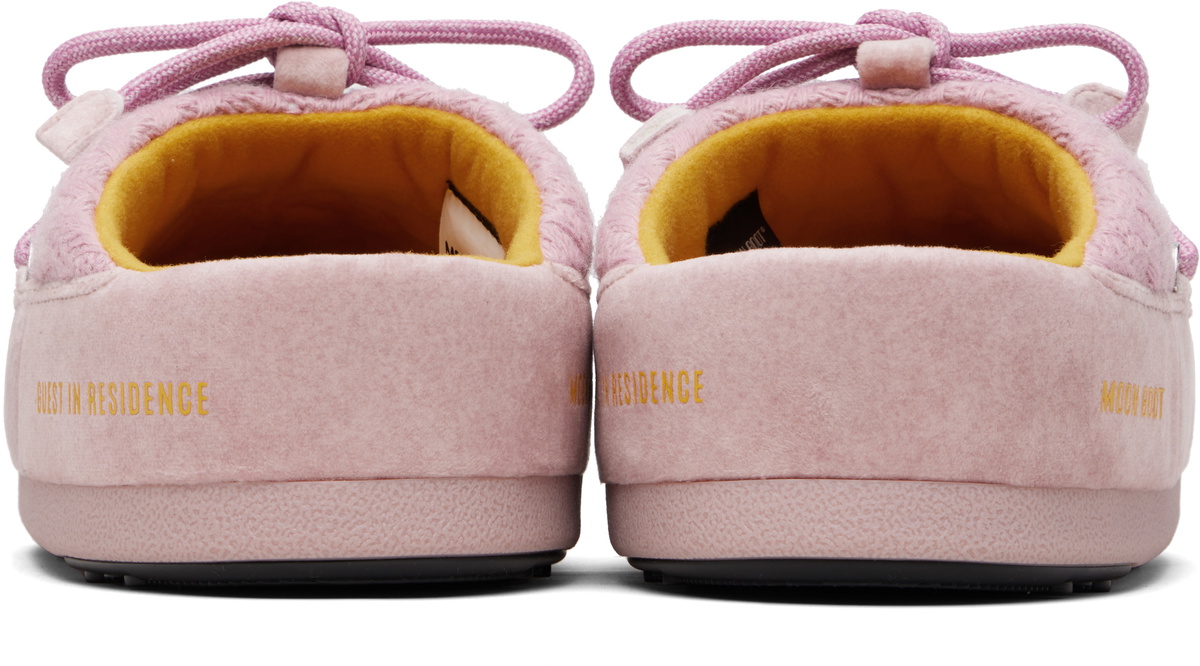Guest in Residence Pink Moon Boot Edition EVX Knit Mule Loafers