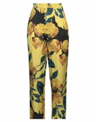 Manila Grace Womens Pants in Yellow