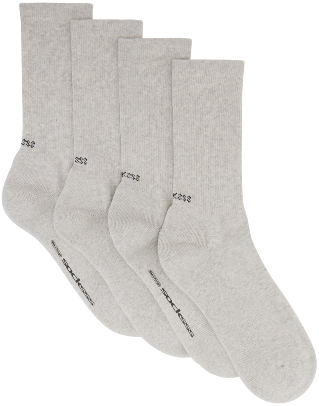 Photo: SOCKSSS Two-Pack Gray Socks