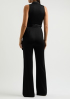 Diane Von Furstenberg Kellie Wide-leg Jersey Jumpsuit Black