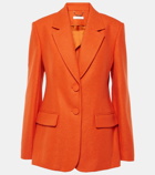 Chloé Felted wool and cashmere jersey blazer