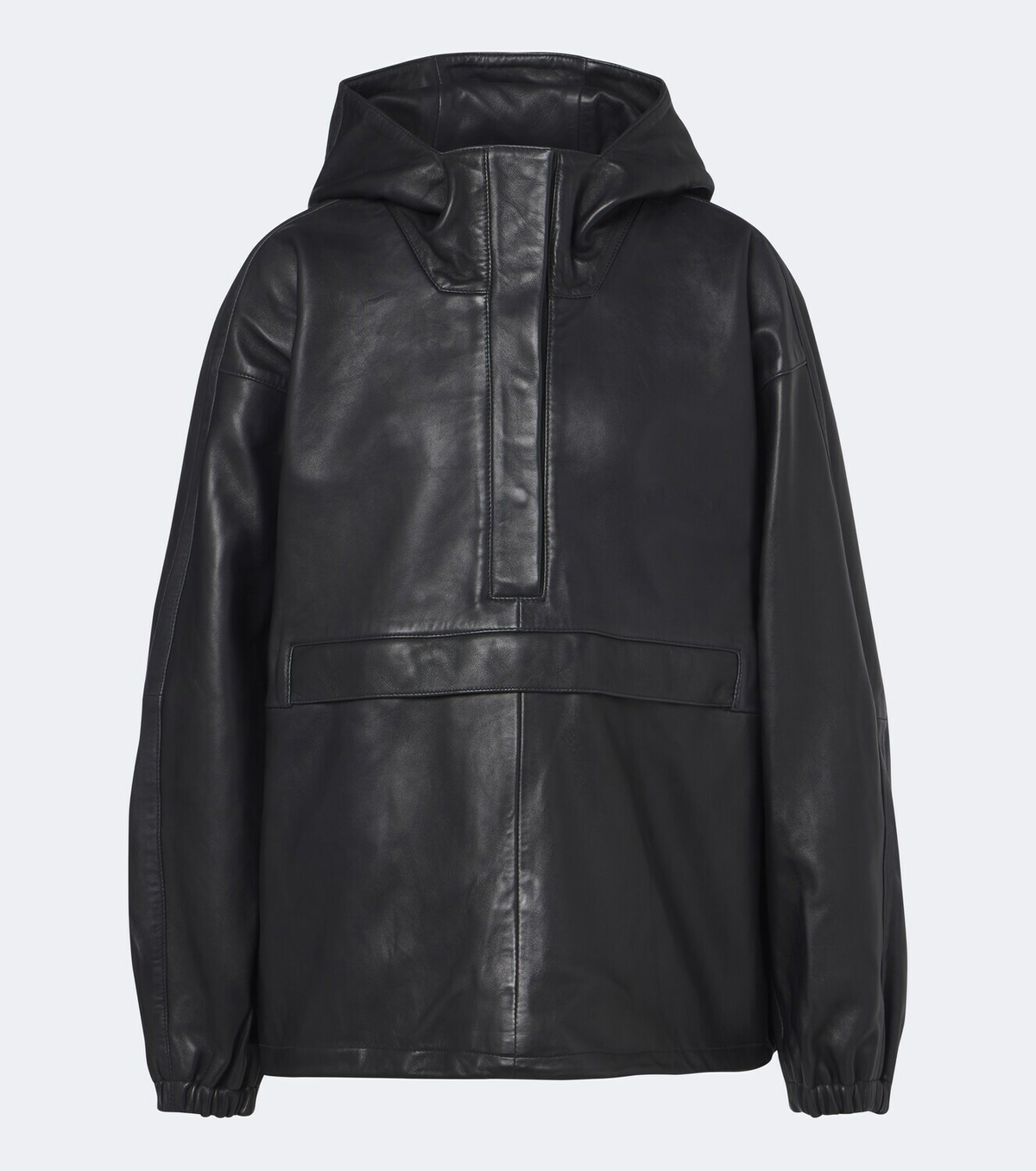Róhe Hooded oversized leather jacket