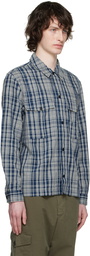 PS by Paul Smith Blue Button-Down Shirt