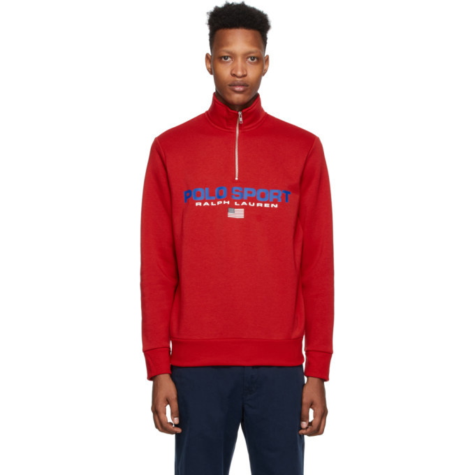 Photo: Polo Ralph Lauren Red Polo Sport Fleece Sweatshirt